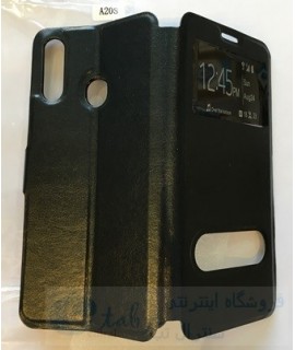 کیف محافظ چرمی گوشی سامسونگ مدل a20 s آ 20 اس - ( کیفیت فوق العاده) - مگنت دار a20s